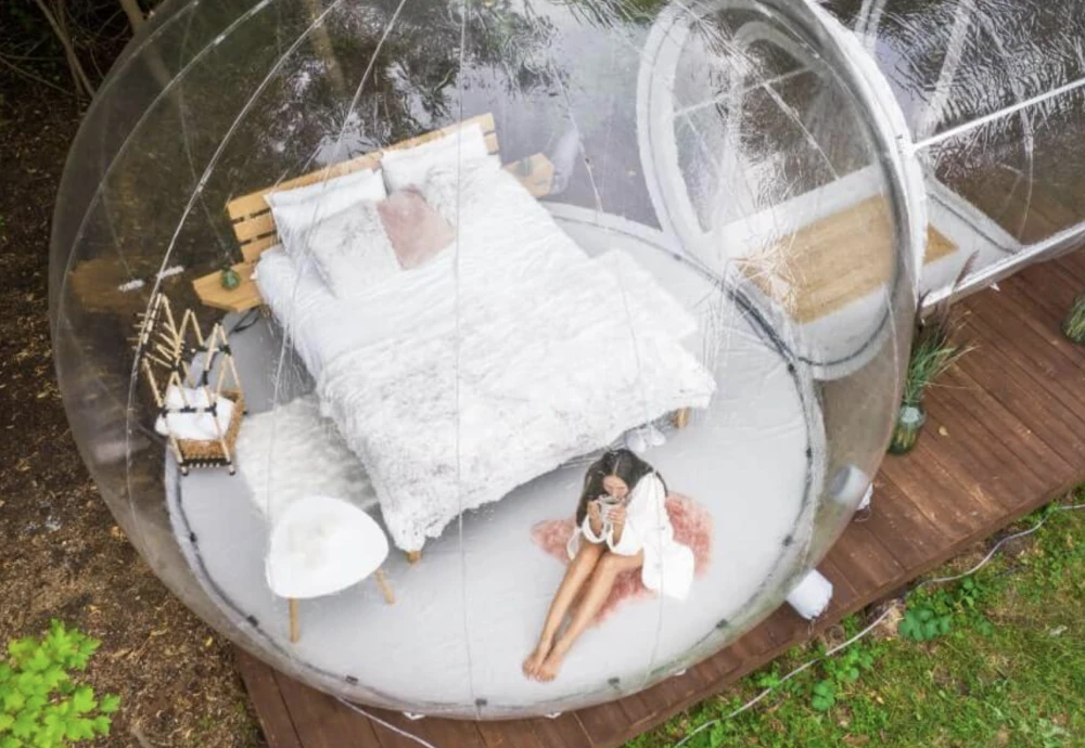 outdoor inflatable bubble tent